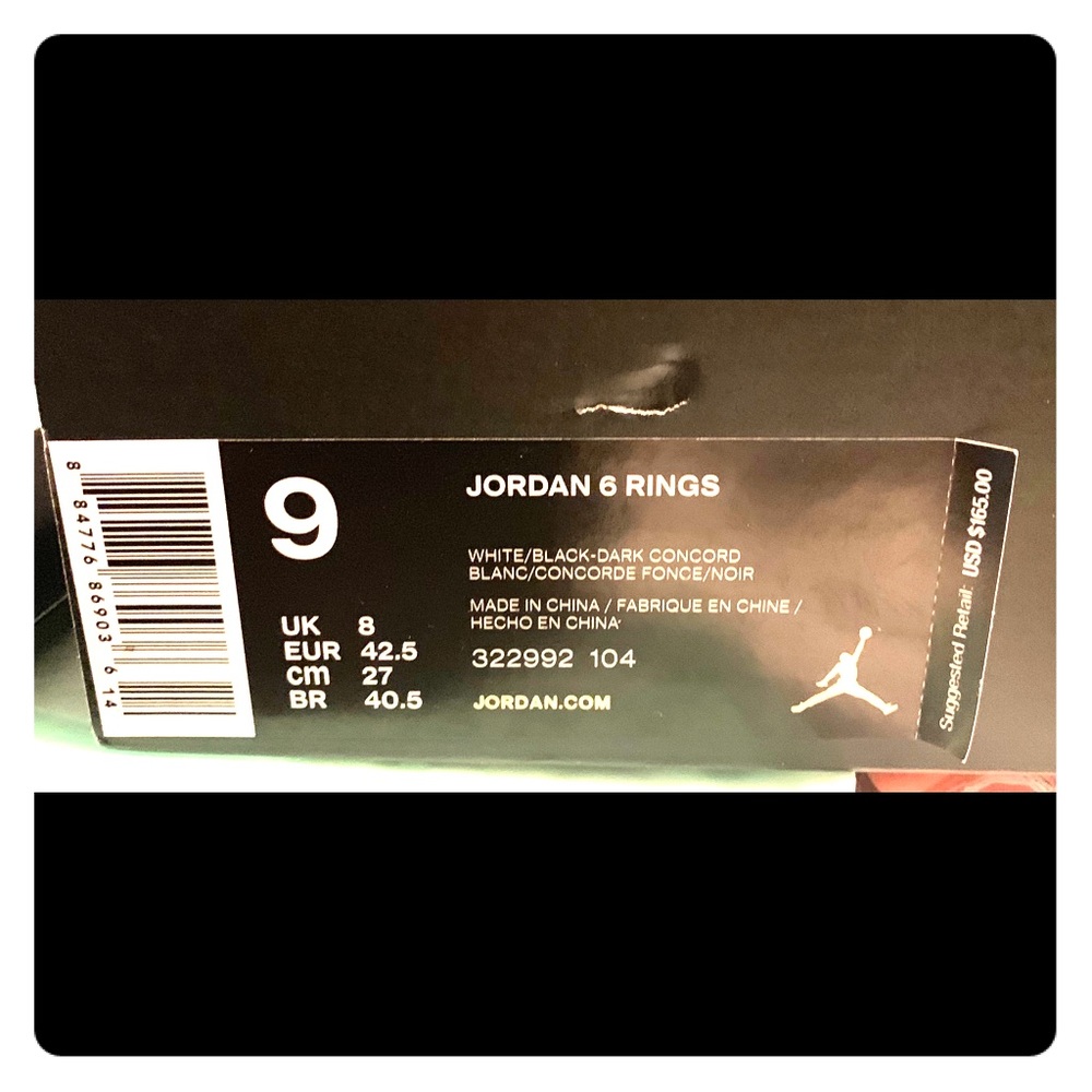 Jordan 6 ring shoes